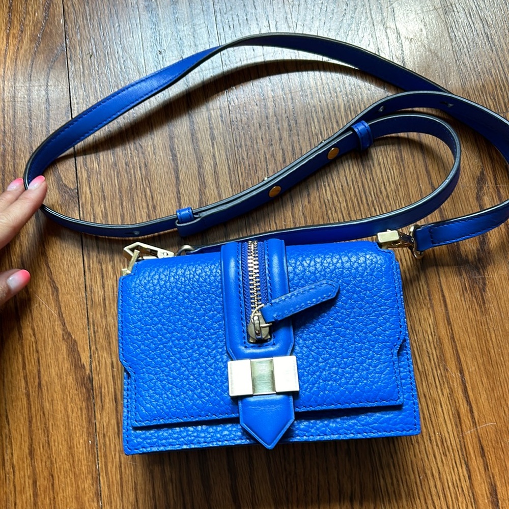 Rebecca Minkoff blue micro bag